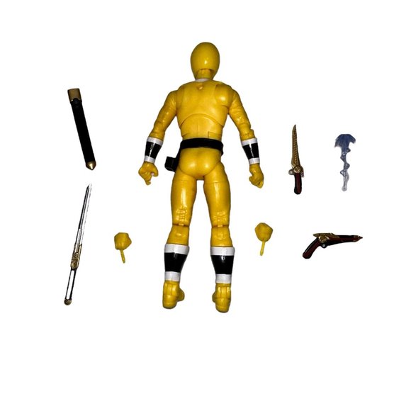 New Power Rangers Tideus Yellow Lightning Collection Alien Ranger Aquitar Figure - Picture 5 of 8